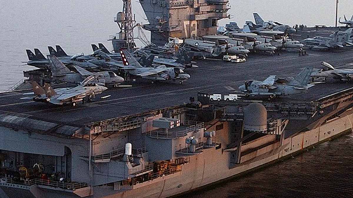 USS John F. Kennedy aircraft carrier
