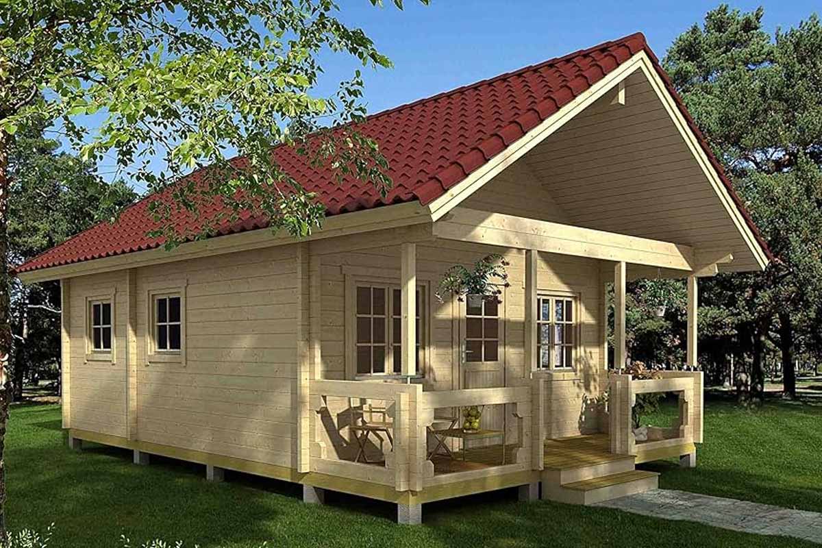 This Amazon Tiny House Radiates Southern Charm, With A Front Porch And Tons Of Windows