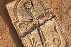 We never had concrete proof': Archaeologists unearth Christian cross in Abu Dhabi, proving 1,400-year-old site was a monastery